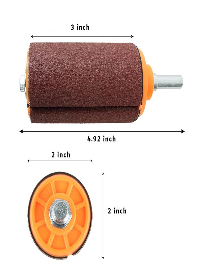 O'SKOOL 2 inch x 3 inch Sanding Drum Kit for Drill or Drill Press - Image 2