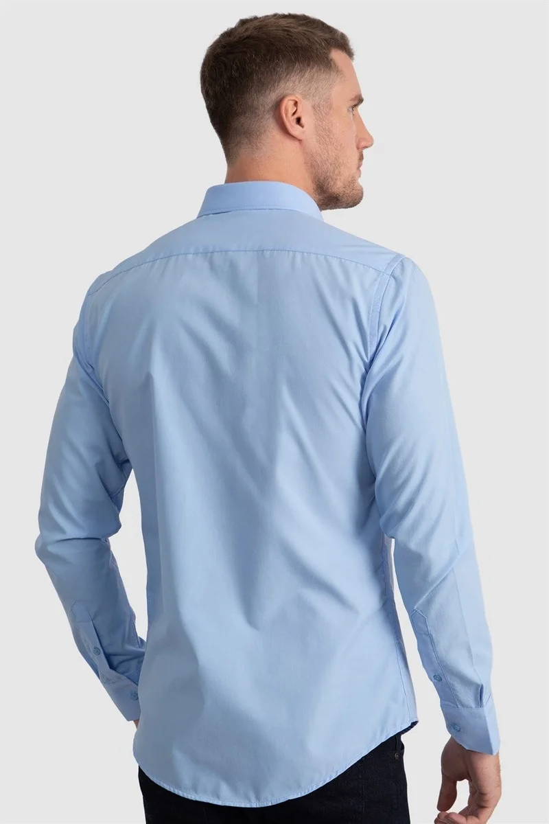 تودورس Slim Fit Narrow Cut Tery Cotton Men's Shirt
