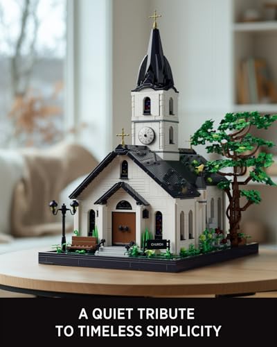 Nifeliz Church Building Set for Adults Vintage Countryside Building Model Toy with Detailed Interior Ideal for Display and Home Decor Gift 3116 PCS NF10310 - Image 5