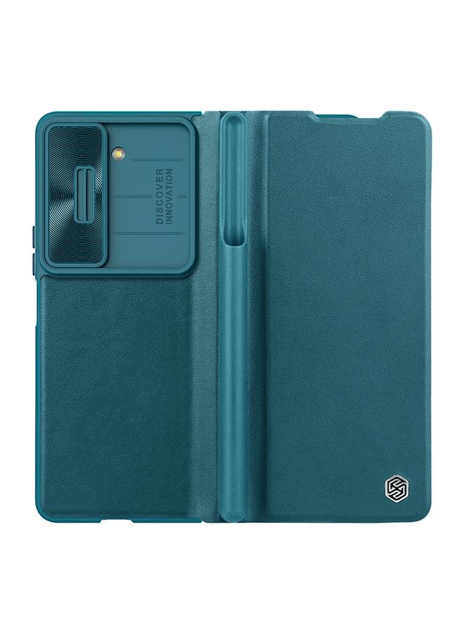 Nillkin Case For Samsung Galaxy Z Fold5 QIN Series Pro Sliding Camera Cover Design Leather Phone Case - Image 1