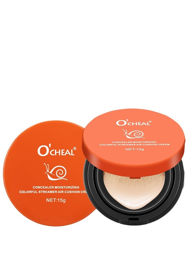 OCHEAL Snail air cushion BB cream lasting repair moisturizing concealer foundation does not remove makeup isolation beauty cream  - Image 1