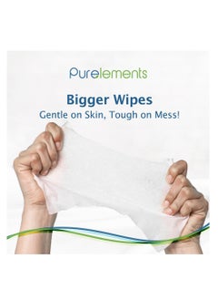 Pure Elements Pure Elements - Aloe Natural 99.9% Water Wipes - 64pcs  - Image 4