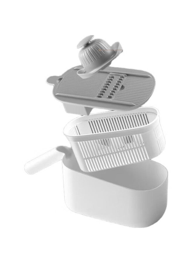 Ecoco Italian Cocoa Ecoco Stainless Steel Kitchen Tool, Multi-Functional Vegetable Cutter, Potato Slicer, Shredder, And Slicer E1909 - Image 2