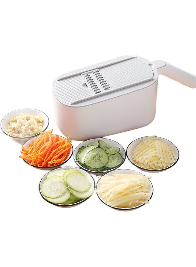 Ecoco Italian Cocoa Ecoco Stainless Steel Kitchen Tool, Multi-Functional Vegetable Cutter, Potato Slicer, Shredder, And Slicer E1909 - Image 1