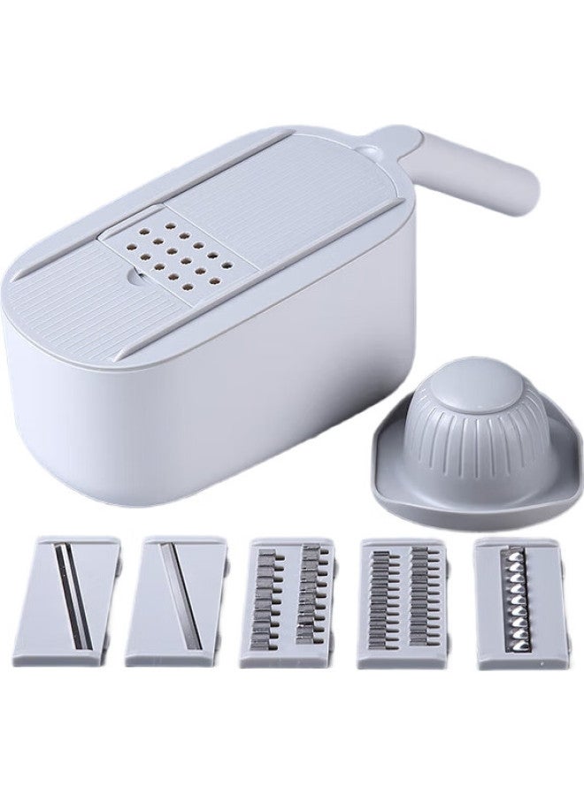 Ecoco Italian Cocoa Ecoco Stainless Steel Kitchen Tool, Multi-Functional Vegetable Cutter, Potato Slicer, Shredder, And Slicer E1909 - Image 3