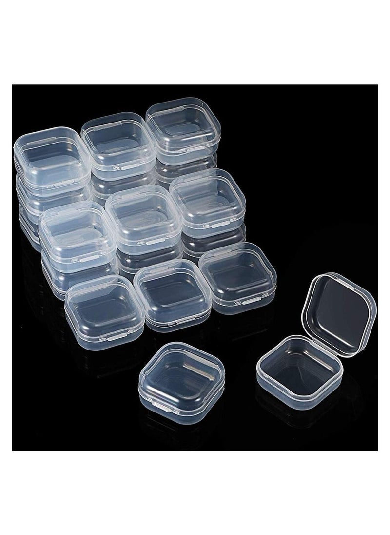 SYOSI - Mini Plastic Storage Containers with Lids Set of 36 - Image 1