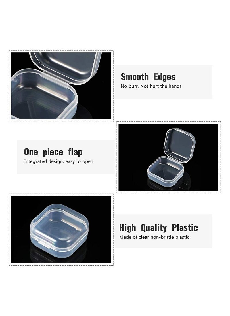 SYOSI - Mini Plastic Storage Containers with Lids Set of 36 - Image 1