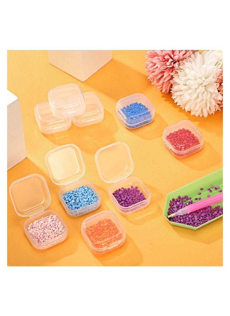 SYOSI - Mini Plastic Storage Containers with Lids Set of 36 - Image 1