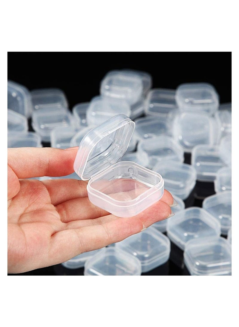 SYOSI - Mini Plastic Storage Containers with Lids Set of 36 - Image 1