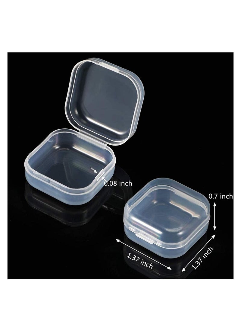 SYOSI - Mini Plastic Storage Containers with Lids Set of 36 - Image 1