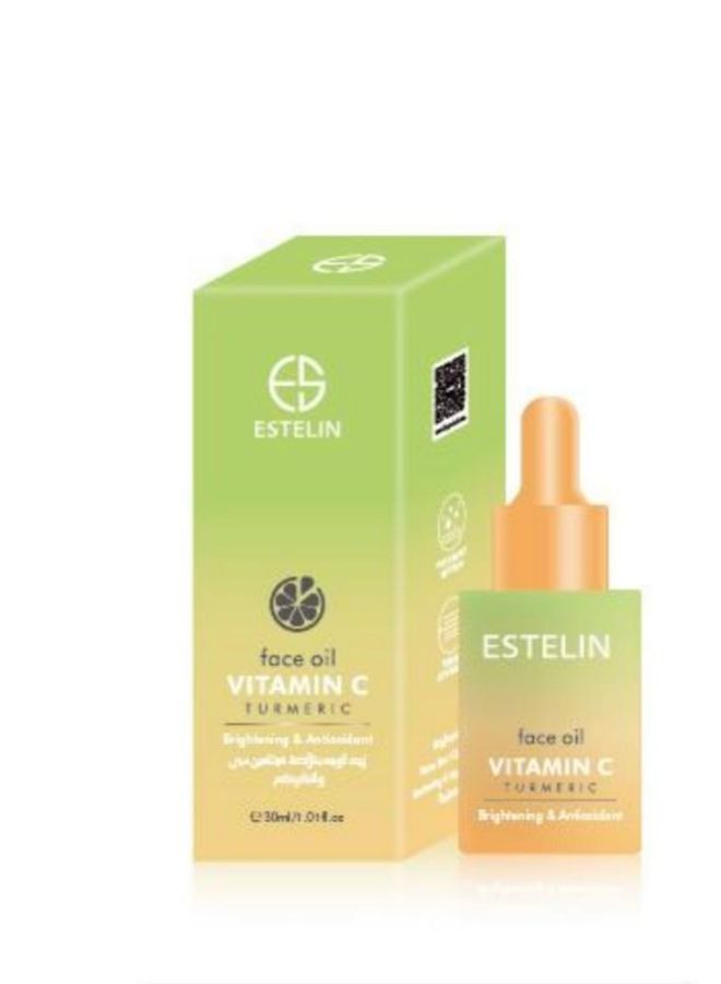 Estelin Face Oil Vitamin C & Turmeric 30ml - Image 3