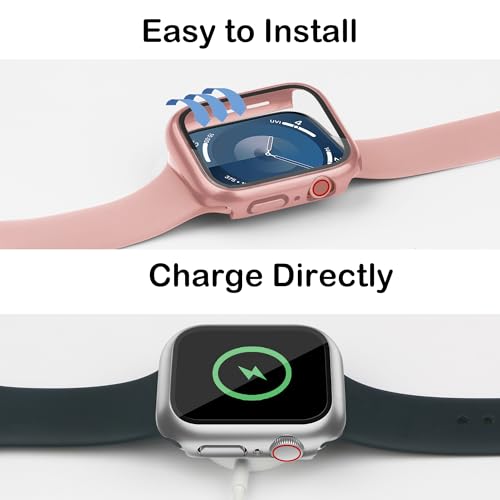 Bougraite 24 Pack Case for Apple Watch Series 11/10 46mm with Tempered Glass Screen Protector, Shockproof Hard PC Scratch Resistant Bumper Protective Cover Compatible with iWatch S11/10 46mm - Image 5