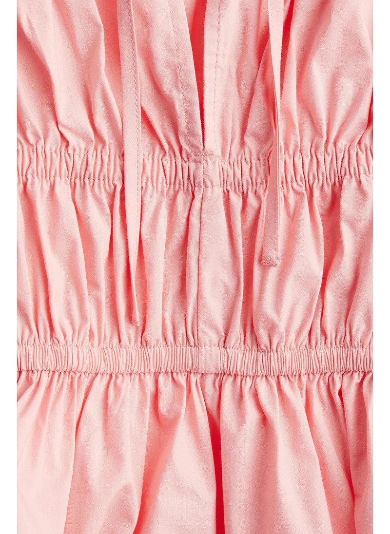 اتش اند ام Puff-sleeved poplin blouse