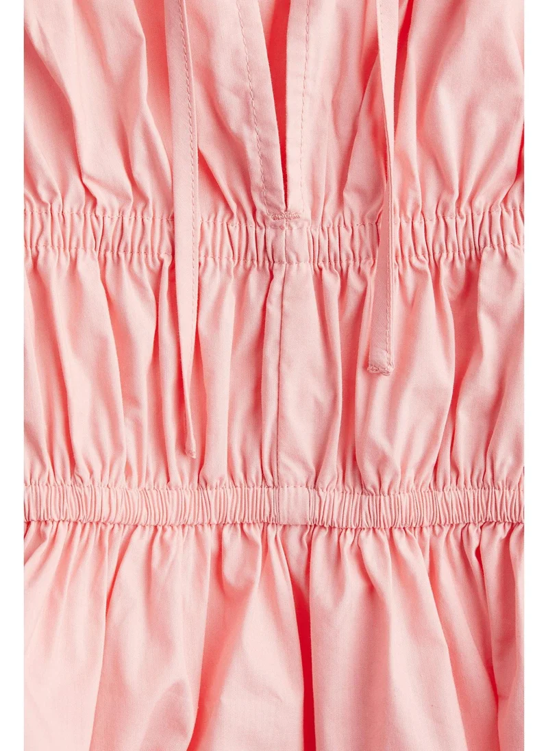 اتش اند ام Puff-sleeved poplin blouse