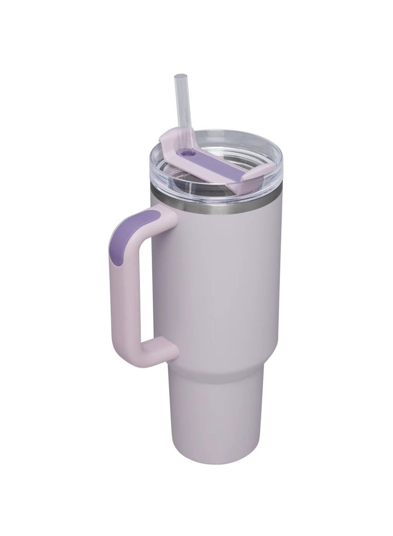 Stanley Quencher Stainless Steel Vacuum Insulated Tumbler with Lid and Straw for Water, Iced Tea or Coffee, Smoothie and More, 40 oz  - Image 2