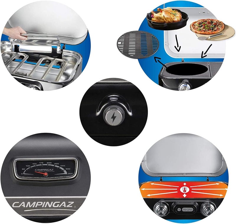 CAMPINGAZ شواية Campingaz Attitude 2100 Lx المحمولة على الطاولة مع غطاء وميزان حرارة - Image 5
