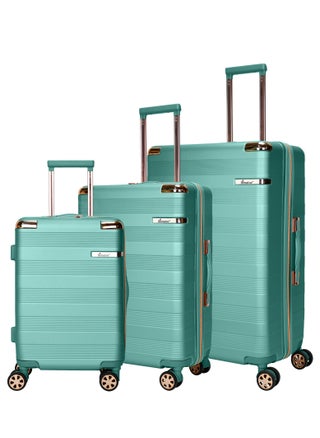 Hard Case Trolley Luggage Set For Unisex ABS Lightweight 4 Double Wheeled Suitcase With Built In TSA Type Lock A5125 Set Of 3 Light Green - pzsku/Z85E62FADDBC4EAF32047Z/45/1747178697/e274b3b0-31b7-4fe3-b5d4-f6b6084c9a89
