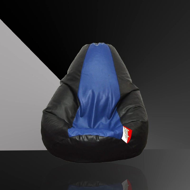 LAZYBAG Bean Bag Chair Furniture for Kids XXXXXL Bean Bag Cover Playing Video Games or Relaxing for classrooms daycares Libraries or Work from Home Blue and Black 5XL Size - Image 2