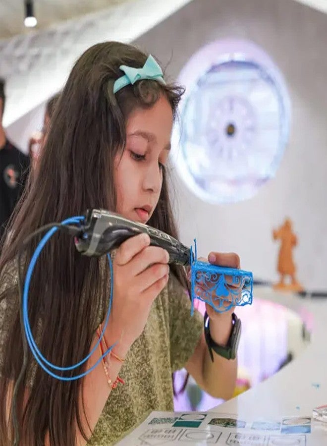 WOL 3D WOL3D Itouch Plus 3D Pen with 5 in 1 (5 M) PLA Filaments for 3D Printing with Speed Control, Advanced Temperature Regulation, OLED Display & Ergonomic Design – Compatible. - Image 4