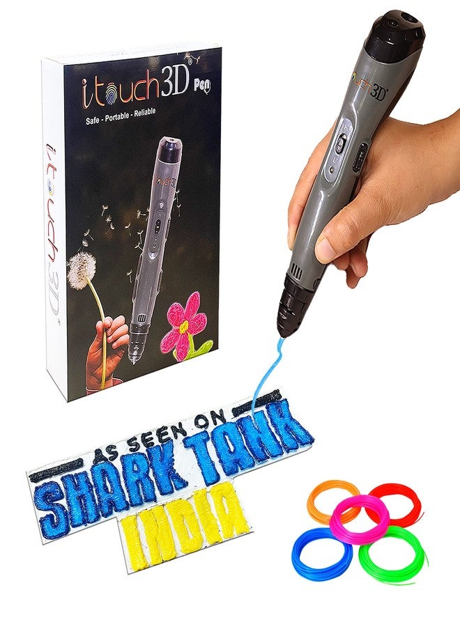 WOL 3D WOL3D Itouch Plus 3D Pen with 5 in 1 (5 M) PLA Filaments for 3D Printing with Speed Control, Advanced Temperature Regulation, OLED Display & Ergonomic Design – Compatible. - Image 1