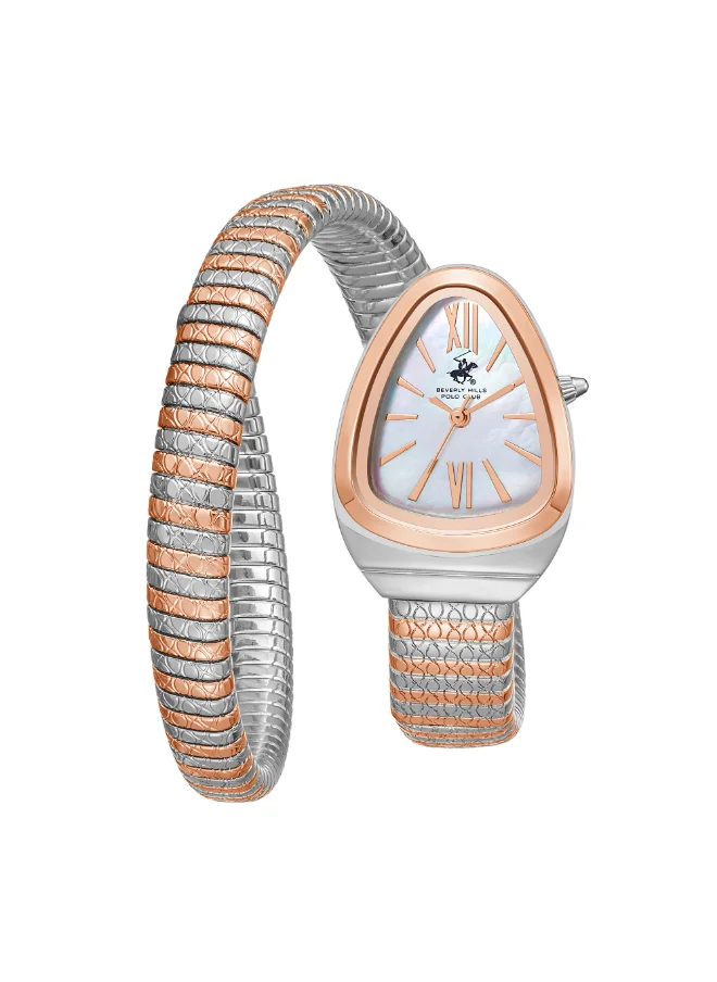 بيفرلي هيلز بولو كلوب BEVERLY HILLS POLO CLUB Women Analog Mother of Pearl Dial Watch - BP3747C.520