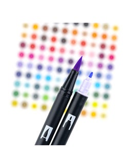 Tombow Tombow 56187 Dual Brush Pen Art Markers,Pastel,10-Pack. Blendable,Brush&Fine Tip Markers,Multi-coloured  - Image 5