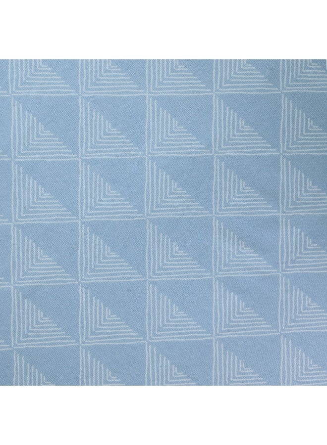 Home Box Malta Pixel Printed Cotton Single Fitted Sheet 200 x 33 x 90 cm - Image 4