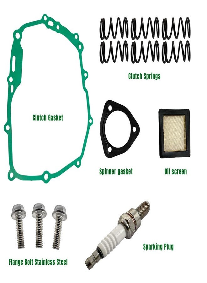 WEICHENGXIN Clutch Kit Heavy Duty Springs & Cover Gasket Compatible with Honda Grom 125 MSX125 2014-2020 Monkey Z125M Z125MA 2019-2021 - Image 4