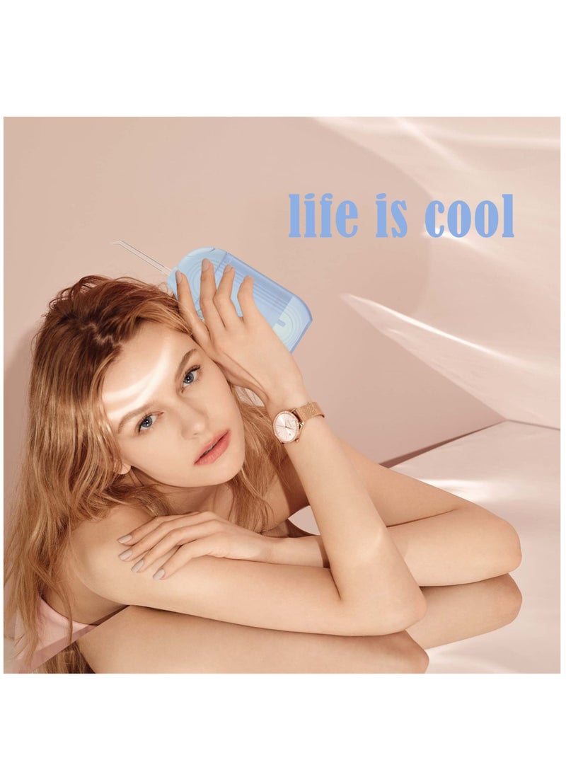 Zikra Cordless Water Flosser Portable, Dental Oral Irrigator 3 Modes & Pull-Out Type Detachable Tank, 5 Tips And 1 Water Toothbrush,  Magnetic Suction Charging, Adjustable IPX7 Waterproof - Image 2