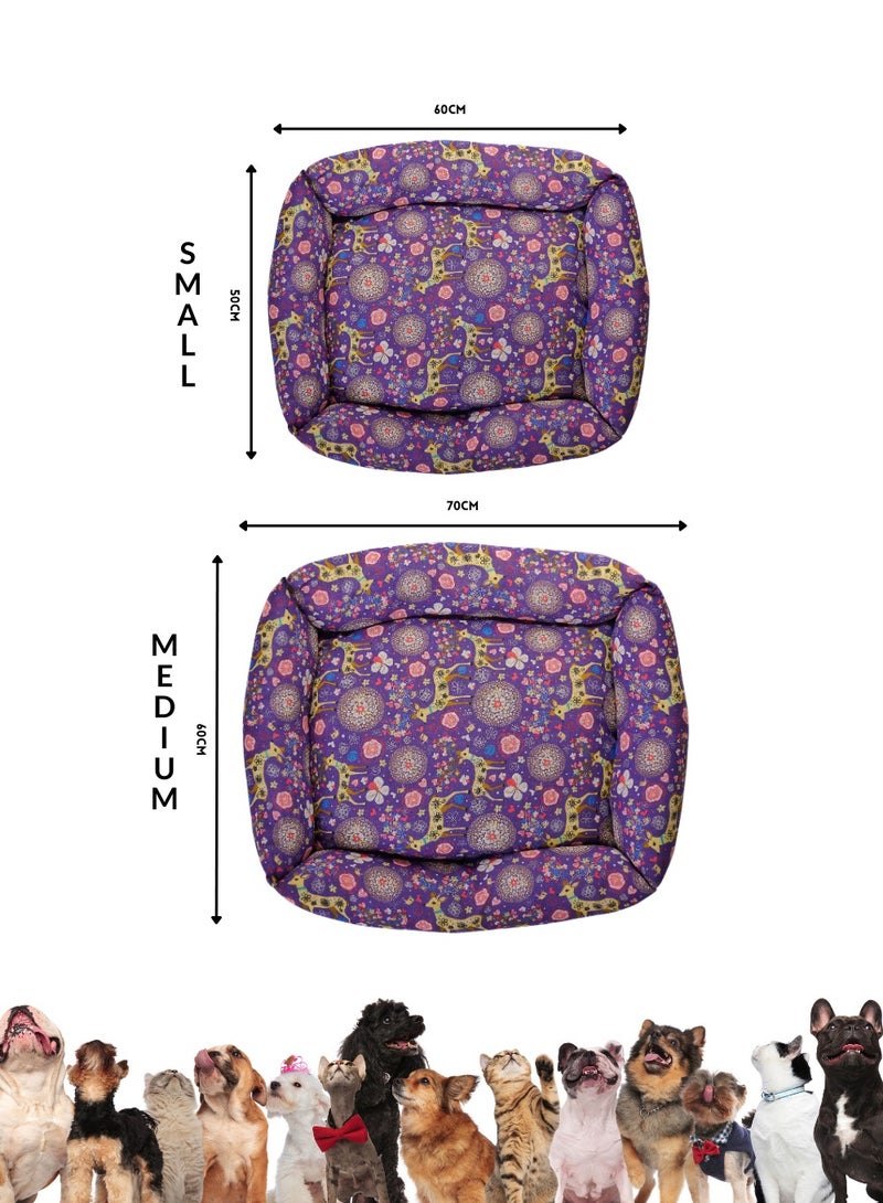 Fido & Co. Fido & Co. Dog Bed - Small & Medium Dogs - Extra Soft & Comfortable 100% Linen - Washable Puppy Mat for Crate or Car Canine Cooling Accessories for Pets Furniture for Dogs and Cats - Image 4