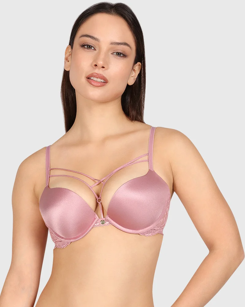 Isla & Evie Isla & Evie Obvious Gel Padding Plunge Bra