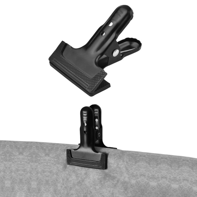 Metal Backdrop Clamp Set With Rubber Pads 6 Pack Photography Studio Accessories 1pc - Image 2