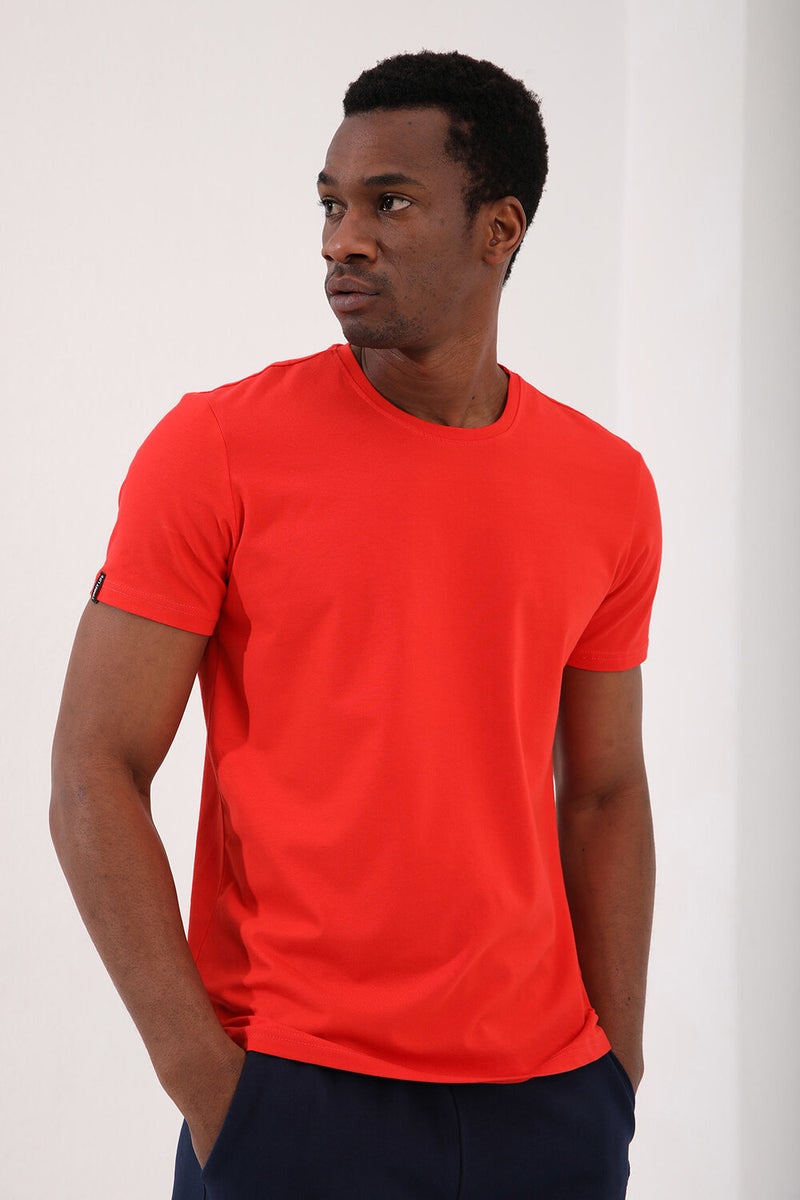 Tommy Life Fiesta Men's Basic Short Sleeve Standard Pattern O Neck T-Shirt - 87911  - Image 5