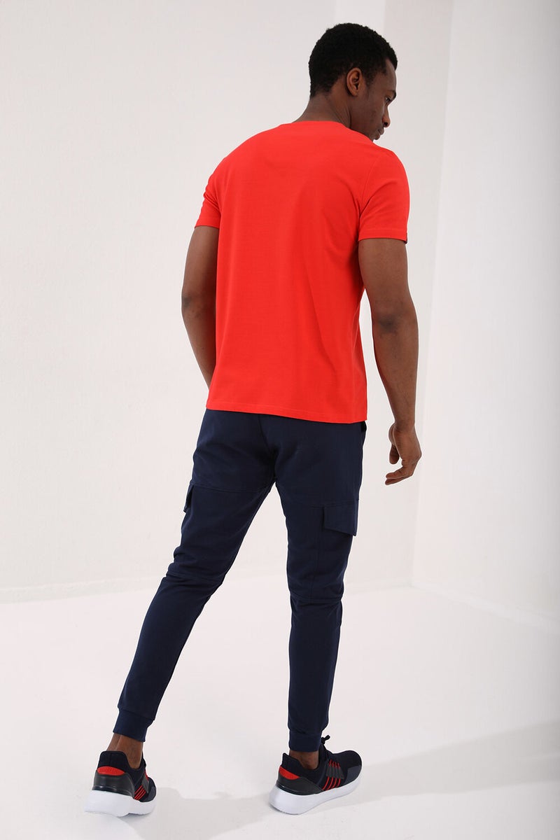 Tommy Life Fiesta Men's Basic Short Sleeve Standard Pattern O Neck T-Shirt - 87911  - Image 4