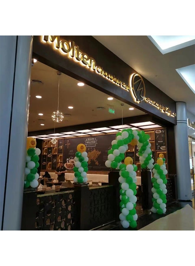 جي أس 40 قطعة بالون اللاتكس الطرف الديكور الأبيض 10 بوصة - Image 5