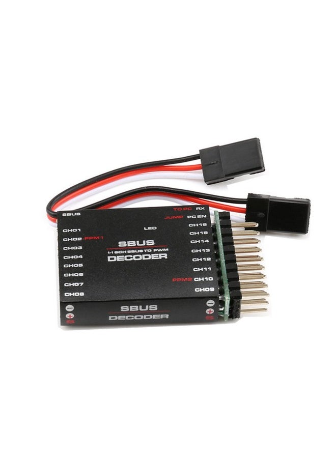 SoloGood Rc Sbus To Pwm/Ppm Decoder 16 Channel Converter Receiver Signal Transverter For Futaba Frsky Orange  - Image 2