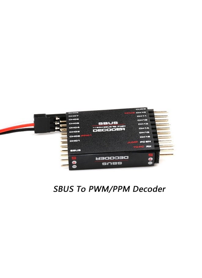 SoloGood Rc Sbus To Pwm/Ppm Decoder 16 Channel Converter Receiver Signal Transverter For Futaba Frsky Orange  - Image 3