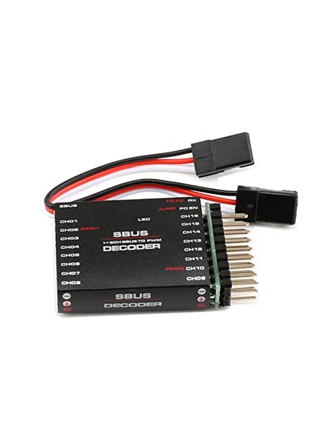SoloGood Rc Sbus To Pwm/Ppm Decoder 16 Channel Converter Receiver Signal Transverter For Futaba Frsky Orange  - Image 1