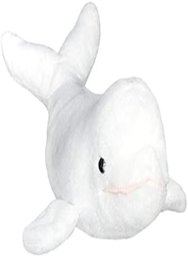 Wild Planet All About Nature Beluga Plush Toy, 40 cm x 15 cm x 15 cm Size