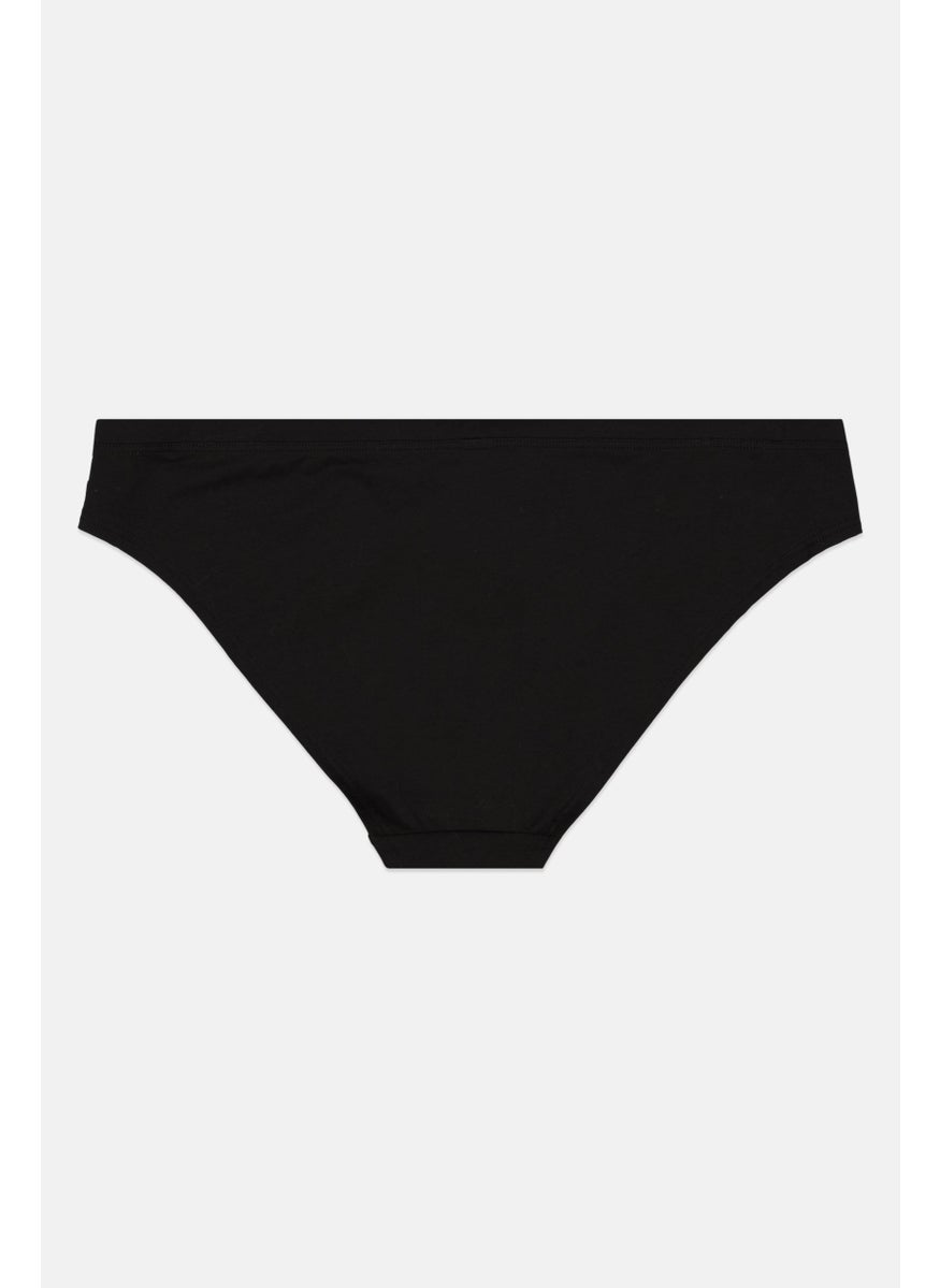EMPORIO ARMANI Women Solid Brief Style Panties, Black  - Image 2