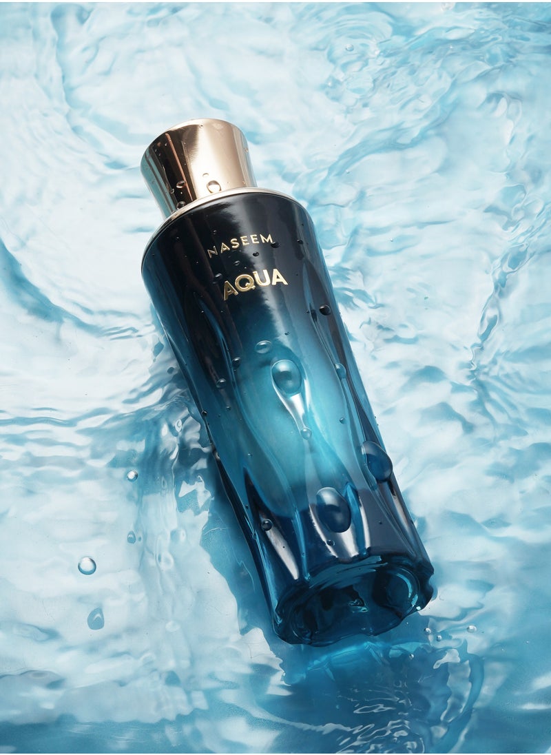 Naseem - Aqua Perfume Sweet Salty Water Aroma | Sharp Ginger & Bitter Grapefruit | Elegant Ambroxan | Fresh Fragrance with a Sharp Twist - 80ml - Image 1