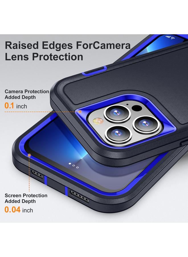 زبون جراب لهاتف iPhone 13 Pro Max 3 في 1 جراب هاتف قوي مع حامل - Image 5