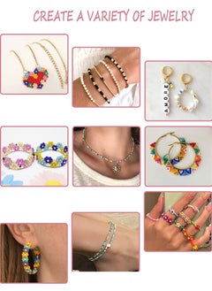 Mountain Gems Craft Beads Assorted Kit with Organizer for DIY Bracelets  - Image 3