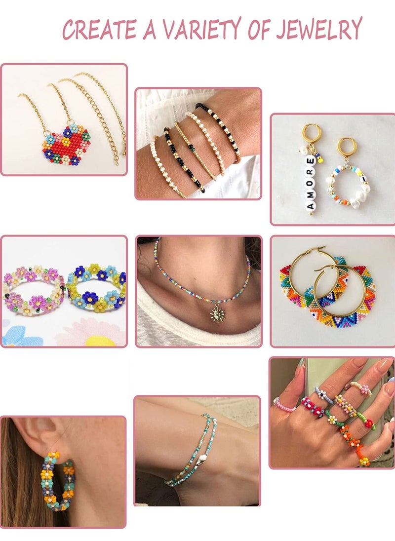 Mountain Gems Craft Beads Assorted Kit with Organizer for DIY Bracelets  - Image 3