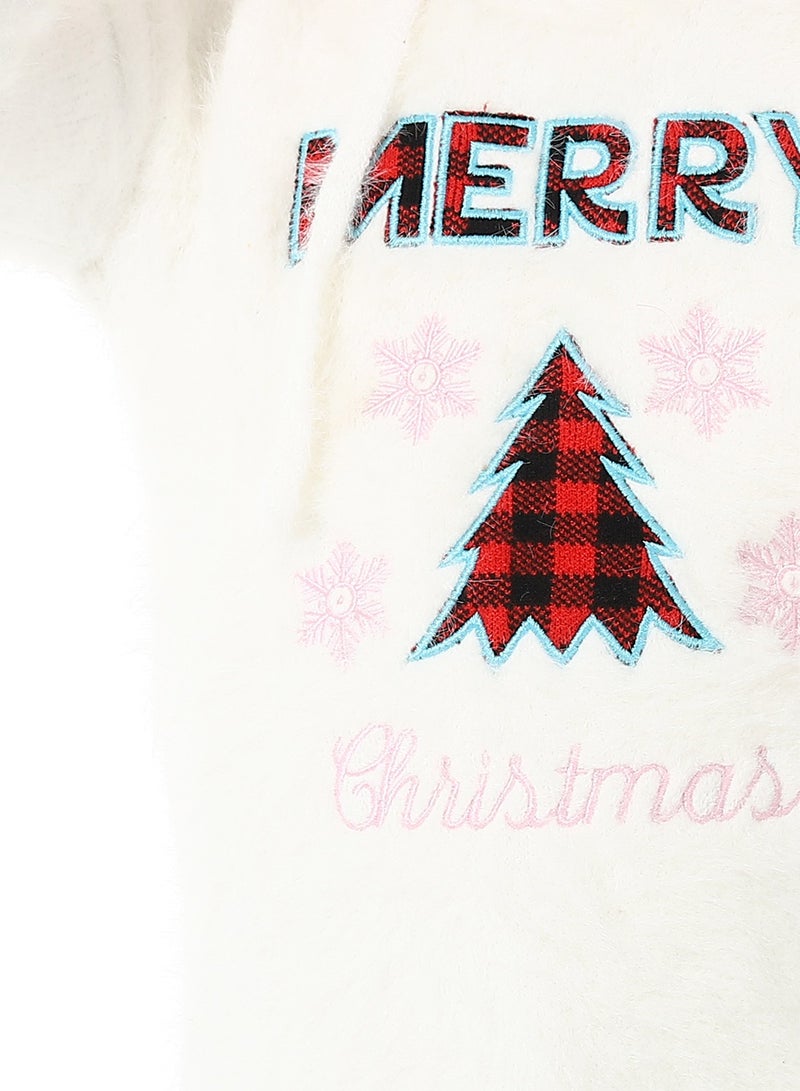 Andora Prominent Fur  Pullover For Girls - Image 5