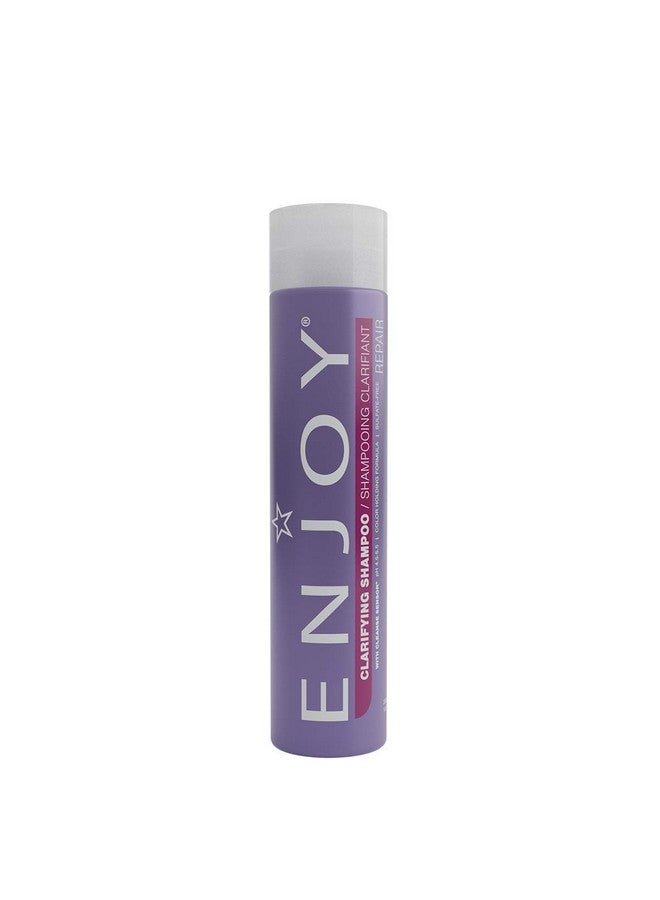 ENJOY Clarifying Shampoo 10.1 Fl Oz 300 Ml All Hair Types ; Removes Hair And Scalp Buildup ; Color Safe ; Ph 4.55.5 ; Sulfatefree ; Glutenfree - Image 1