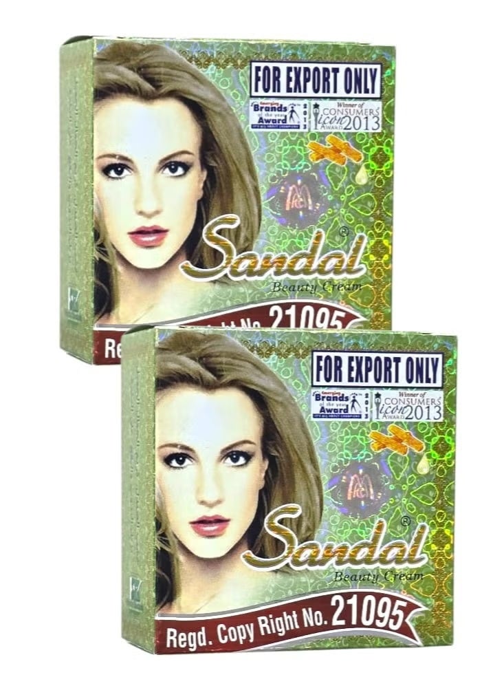 كريم تجميل صندل 2 قطع