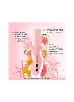 Gisou Gisou Honey Infused Lip Oil, Watermelon Sugar, 8 ml  - Image 3