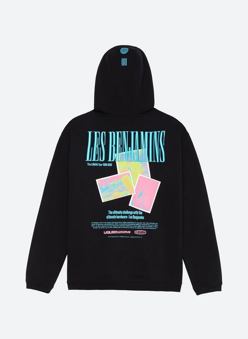 LES BENJAMINS RELAXED HOODIE 005