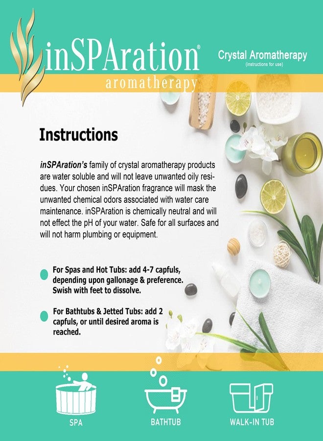 inSPAration Hawaiian Sunset Aromatherapy Crystals for Spa, Hot Tub & Bath 13 oz. - Image 5